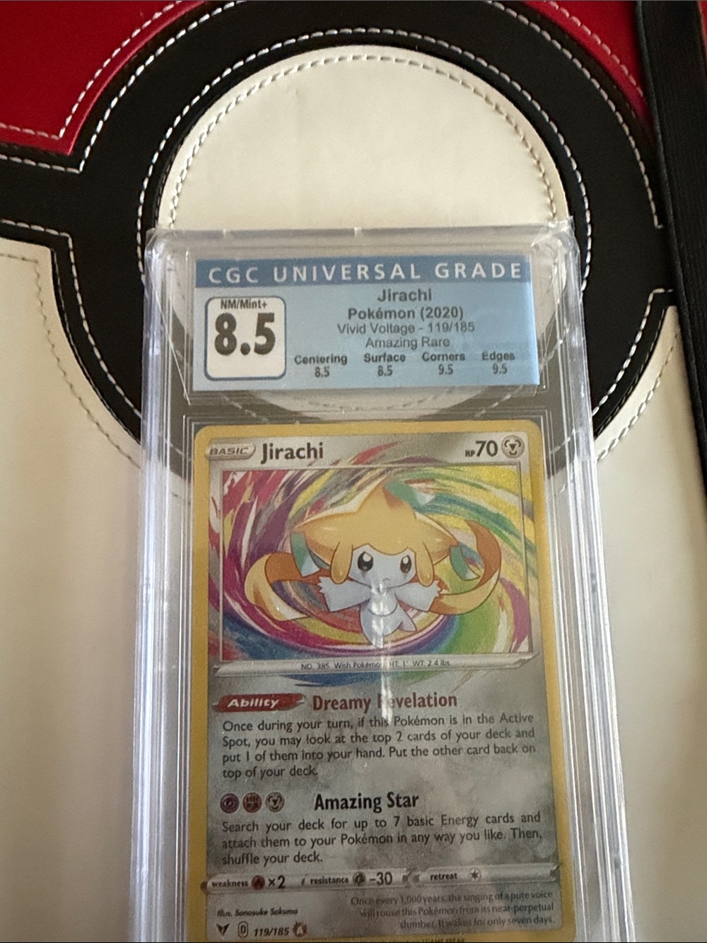 Jirachi Vivid Voltage Holo Card - Yellow
